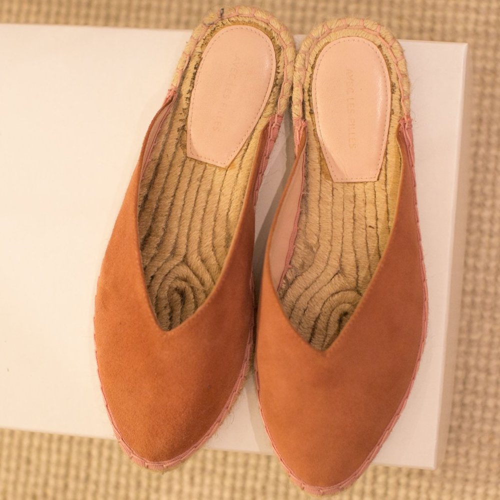 Avec Les Filles Espadrille Mule slide in pink